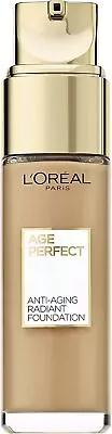 L'Oreal Paris Age Perfection Radiant Foundation 30ml | 270 Amber Beige  |  • £8.99