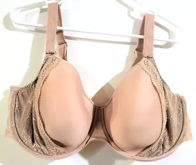 42FF (US) Elomi Hermione Underwired Full Coverage Bandless Molded Bra EL8120 • $20.98