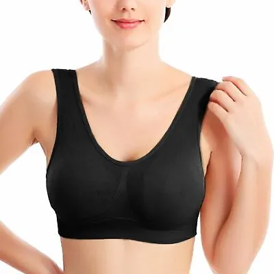 £5.99 • Buy Ladies Non Padded Seamless Comfort Bra Pull On Stretch Women's  All Sizes 