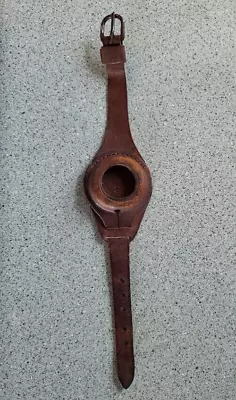 Vintage Possible WW1 Leather Wrist Band For Pocket Watch • $25