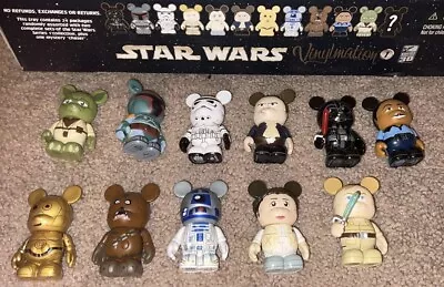 Disney Star Wars Series #1 Vinylmation Complete Set Of 11 Collectibles No Chaser • $133.17