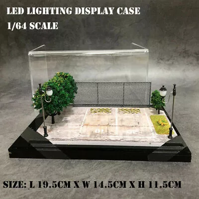 Diorama 1:64 Model Car LED Lighting Parking Station Display Collection Gifts • $64.99