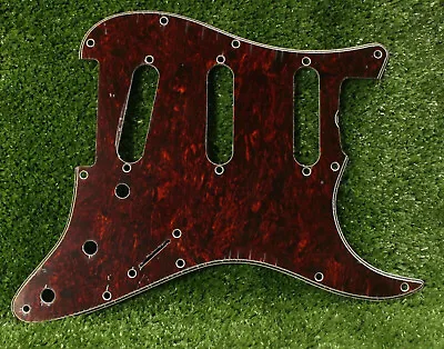 Standard Pickguard Replacement For Fender Strat - Red Tortoise Shell • $21.45