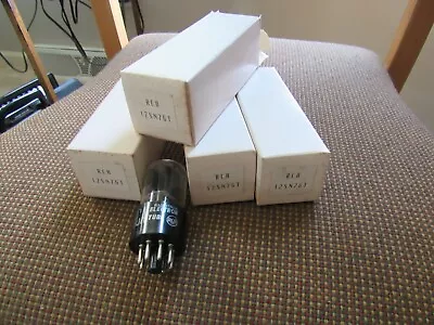 $6 • Buy 4 Lot Tested Rca Vacuum Tubes #12sn7gt. New-nos. Original Generic Boxes-usa
