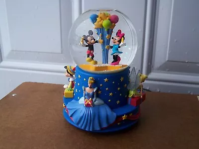 Walt Disney Musical Birthday Water Globe (snow Globe) 7  Original Box Limited Ed • $28.97