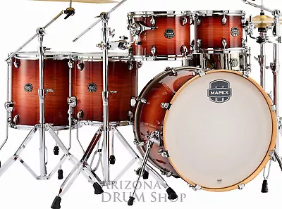 Mapex ARMORY 6 Pc Studioease Shell Pack Redwood Burst - IN STOCK! • $1119