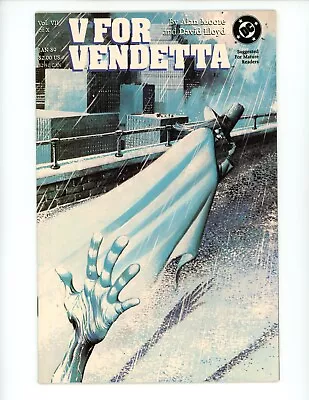 V For Vendetta #7 Comic Book 1989 VF- David Lloyd Alan Moore DC Comics • $0.99