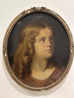 Very Rare Old Painting 19th Century Oil On Canvas Circle Of Jean Baptiste Greuze • £26