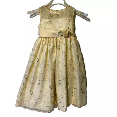 CINDERELLA Flower Girl Pageant Wedding Birthday Party Dress Toddler Size 6 • £29.72