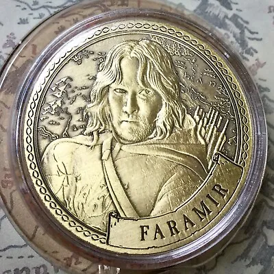 Faramir Lord Of The Rings 38mm Collectors Coin In Capsule • £12.95