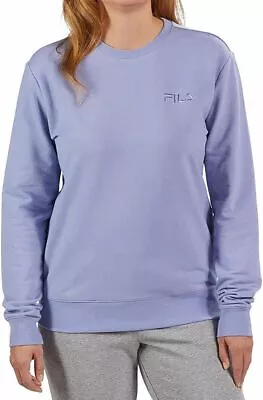 FILA Women's French Terry Long Sleeve Crew Neck Sweatshirt Pullover Shirt • $15.99