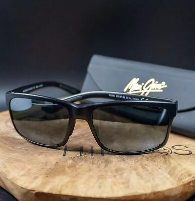 Maui Jim Mens Sunglasses Pokowai Arch Polarised Sunglasses 439-2M Black • $189.99