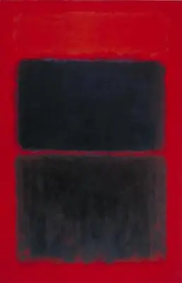 100%Handmade Oil Painting ReproductionLight Red Over Black By Mark Rothko MR026 • $69