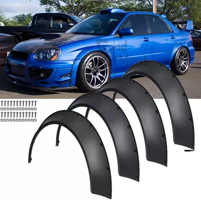 4pcs Fender Flares Extra Wide Body Kit Wheel Arches For Subaru Impreza WRX STI • $99.19