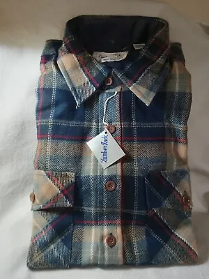Vintage NOS Lumber Jack Flannel Shirt Size Medium 15-15 1/2 (R392) • $19.99