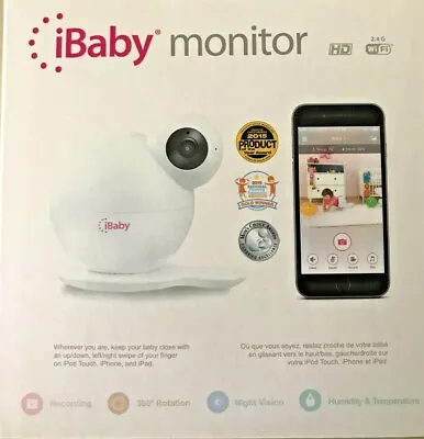 IBaby M6T HD Wi-Fi Digital Baby Video Camera Monitor W/Temperature And Humidity • $59.99