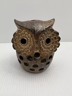 Vintage Ceramic Owl Candle Holder • $11.99