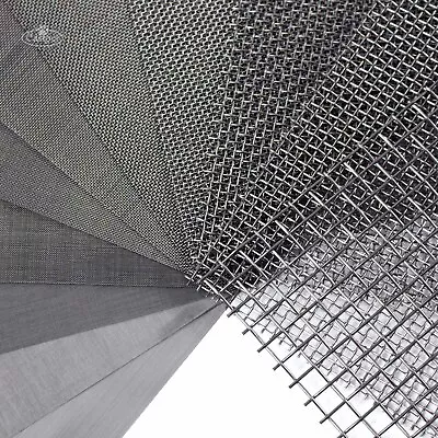 Stainless Steel Woven Wire Mesh (filter Grading Sheet) Metal Silk To Heavy Gauze • £6.99