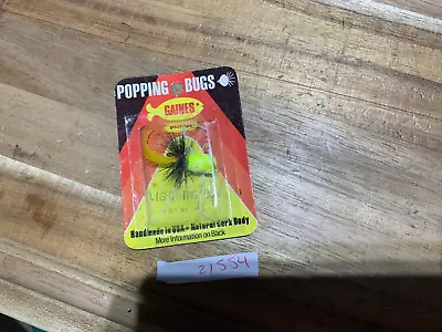 Vintage Gains Poppin Bug Fishing Lure (21554) • $9.99