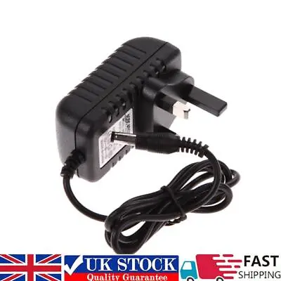 AC 100-240V Converter Adapter DC 5.5 X 2.5MM 12V 1A 1000mA Charger UK Plug • £5.79