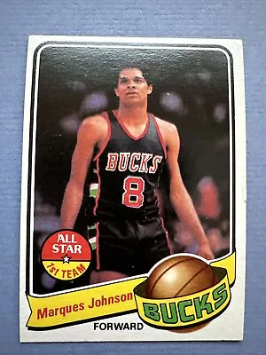 1979-80 TOPPS Basketball #70 Marques Johnson Bucks EX/NM • $0.99