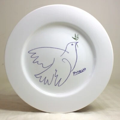 $39.98 • Buy VTG Picasso Living Dove Masterpiece Editions Dinner Plate Crayon Collection