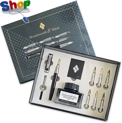 £50.38 • Buy Optimum Quality  Calligraphy  Pen  Gift  Set ,  Includes  Ink  Bottle ,  6  Ink 