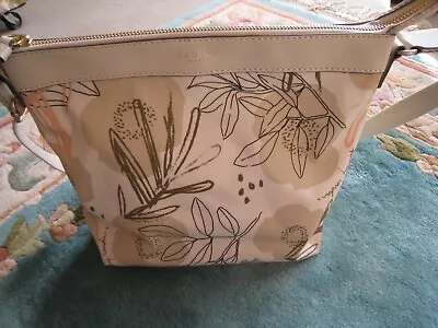 Radley Of London Ivory Multi Floral Nylon Small/medium Crossbody Bag - New • £26.99