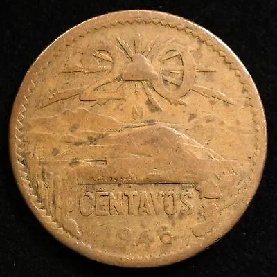 Mexico 20 Centavos 1946 Coin Inv#E908 • $1.53