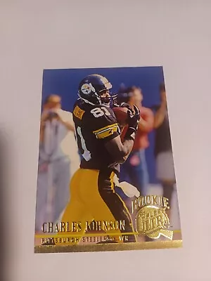 Pittsburgh Steelers Charles Johnson 1994 Ultra Fleer Rookie Card • $0.50