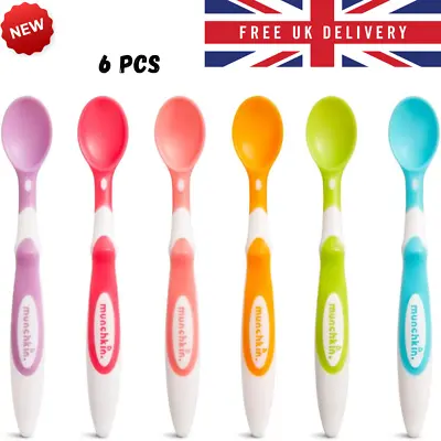 Soft Tip Toddler & Baby Spoons Baby Weaning Spoons Set With Ergonomic Handles • £5.29