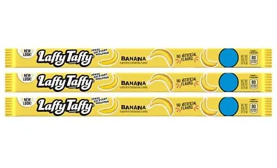 3x Laffy Taffy Banana Flavour Ropes American Sweets 22.9g Formally Wonka • £4.99