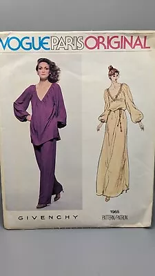 1978 Vogue Paris Original Givenchy #1965  Cut/complete  Sz. 12 • $16.99