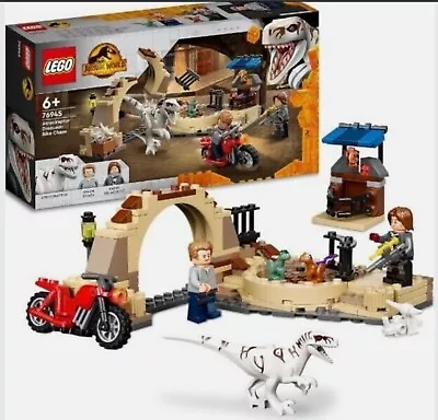 LEGO Jurassic World 76945  Atrociraptor Dinosaur: Bike Chase ~ Brand New Sealed. • $25