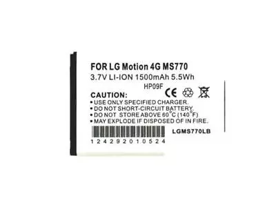 Premium Wireless Accessories LG Motion 4G/MS7701500Mah Replacement Battery • $8.99