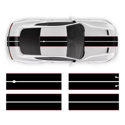 8inch Contoured Racing Stripes For Ford Mustang 2015 - 2022 • $225