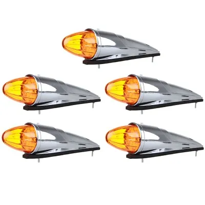 5x 17LED Amber Semi Cab Marker Clearance Truck Roof Light Assembly For Peterbilt • $61.99