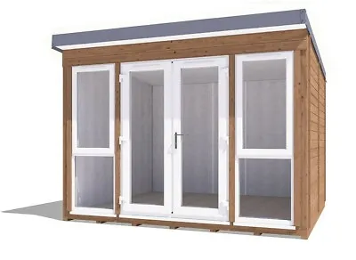 Insulated Garden Office Pod Studio Home Study Room Work Space Titania 11 X 9 • £7149.99