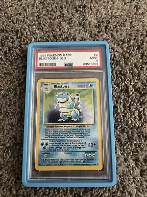1999 Pokemon Base Set Blastoise 2 Holo Rare Pokemon TCG Card PSA 9 • $400