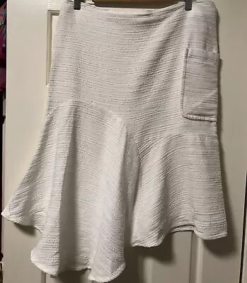 Bassike Ivory Skirt Size 3 • $60
