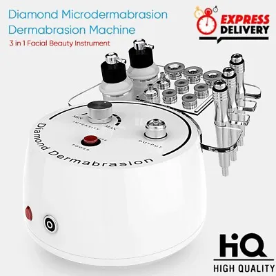3In1  Microdermabrasion Dermabrasion Machine Facial Beauty Instrument NEW • £43.87