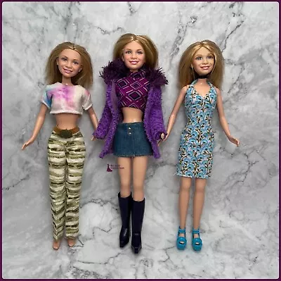 Mattel Mary-Kate And Ashley Olson Twin Dolls X 3 • $24.85