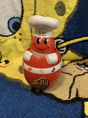 £25.95 • Buy Jelly Belly-The Original Gourmet Jelly Bean-Jar-Canister-Red Ceramic Mint 