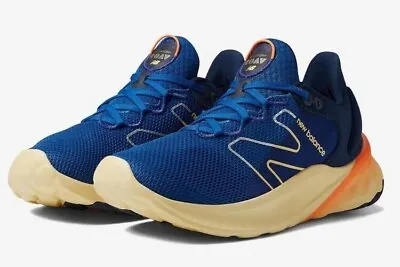 NEW Mens NEW BALANCE Fresh Foam Roav V2 Shoes MROAVRH2 Blue Orange Size 13 WIDE • $68