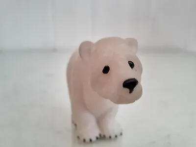 Quarry Critters Small Stone Polar Bear Figurine Phil Second Nature Designs 4  Lo • $21