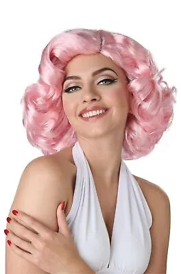 Hollywood Glamour Wig Marilyn Fancy Dress Halloween Costume Accessory 2 COLORS • $23.57