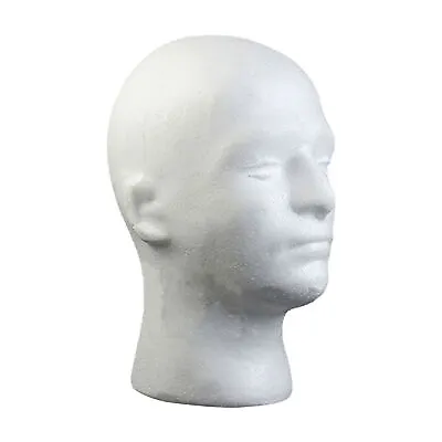 Male Styrofoam-Mannequin Head Model Hat Glasses Wig Manikin DisplayStand Rack US • $11.99