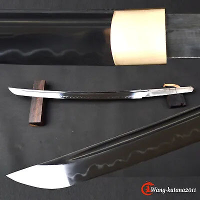 71cm/28“ T10 Clay Tempered Sharp Bare Blade For Japanese Samurai Wakizashi Sword • $135