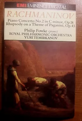 Rachmaninov Piano Concerto No.2 Fowke/rpo/emi Digital Cassette Album Ex/ex • £4.99