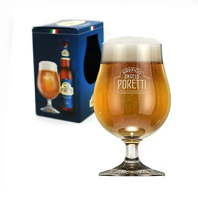 Birrificio Angelo Poretti Glass - Half Pint Goblet Glass Brand New Boxed • £8.45